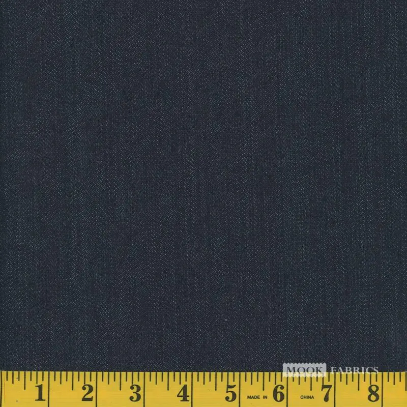 Poly Wool Black Fabric