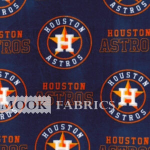 Fleece Houston Astros Navy Blue Plaid MLB Team Baseball Fleece 