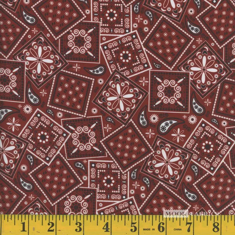 Red Bandana ($9/yd)