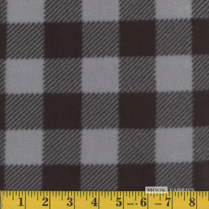 Polar Fleece Buffalo Plaid Stripe - 60